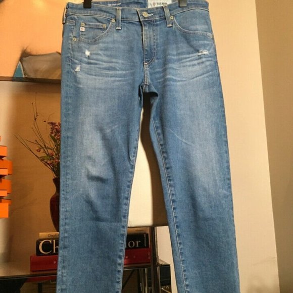 Adriano Goldschmed The Stilt Crop Distressed Jeans - Picture 3 of 9